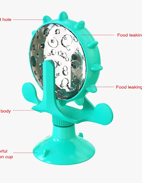 Load image into Gallery viewer, Dog Toys Cat Feeding Interactive Wheel Toys Pet Leaking Food Training Ball Slow Dog Cat Feeder Funny Dog Wheel Interactive Toy
