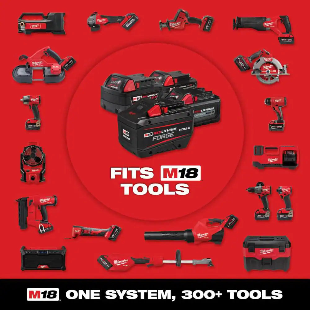 M18 FUEL 18-Volt Lithium-Ion Brushless Cordless 1/4 In. Hex Impact Driver and 4-1/2 In./5 In. Grinder with Paddle Switch