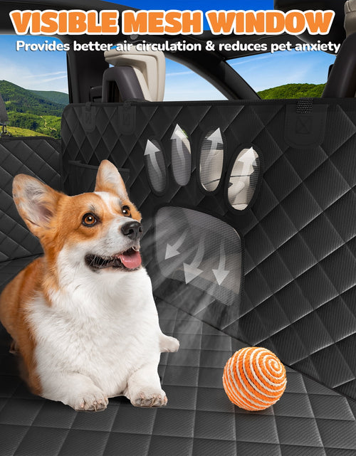 Load image into Gallery viewer, Dog Seat Cover- Non-Slip Dog Car Hammocks with Seatbelt Dog Car Seat Cover Waterproof and Scratch-Resistant Dog Car Back Seat Protection
