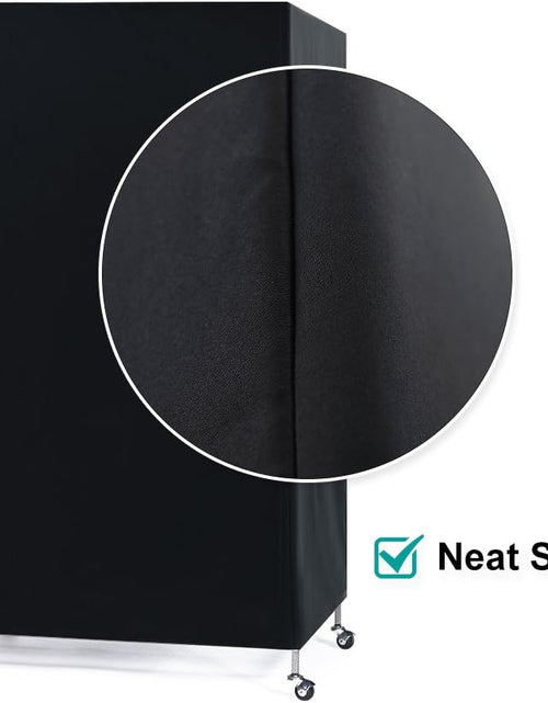 Load image into Gallery viewer, Pets Product Universal Birdcage Cover Blackout &amp; Breathable Birdcage Cover for Pets' Good Night, Small, Black, 21 Inches L X 21 W X 28 H
